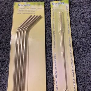 Metal Straws and Brush